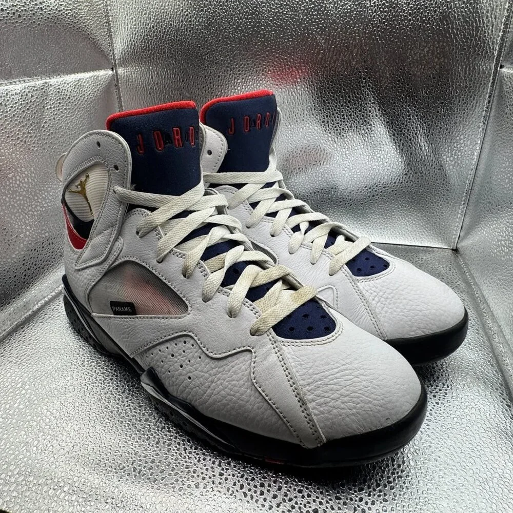 Size‎ 10 Air Jordan 7 Retro BCFC Paris Saint-Germain White Mens Shoes CZ0789-105